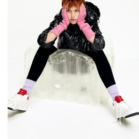 Zara Leather high top sneakers - Picture 6 of 9